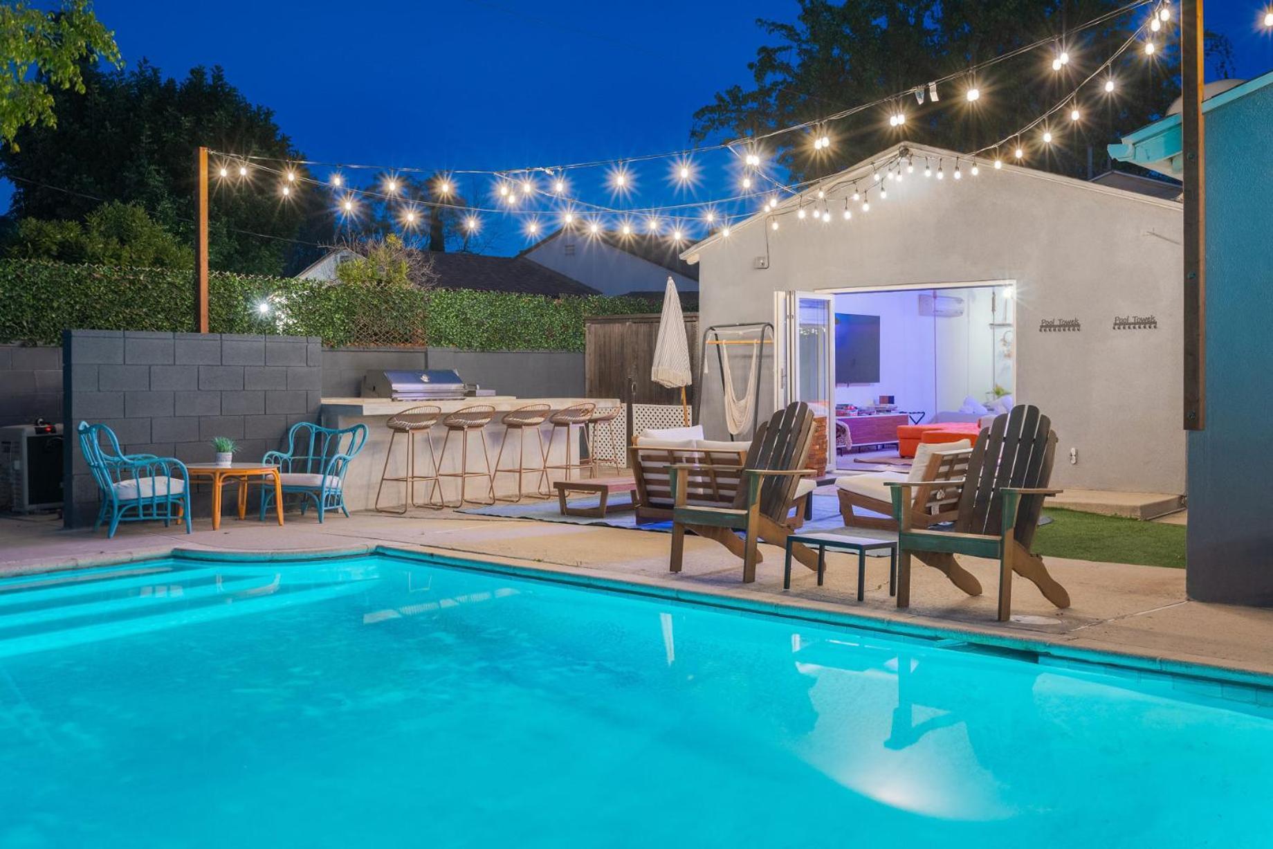 לוס אנג'לס Angel&Rose Universal Hollywood Heated Pool House King Bed מראה חיצוני תמונה